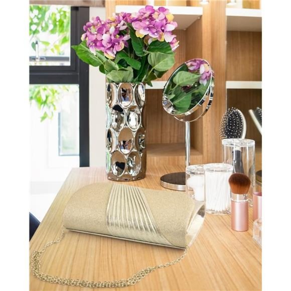 Clutch Purses Formal Party Clutch Bags Sparkling Shoulder Envelope Handbags - Picture 6 of 6